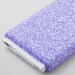Simply Prints - Dotted Paisley Purple 10 Yard Bolt