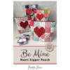 Be Mine Heart Zipper Pouch Pattern -Clover Store be mine heart zipper pouch pattern tg1801 bodobo bags 828701