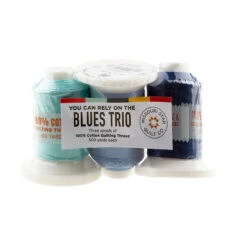 Missouri Star Blues 50 Wt Cotton Thread Stash Builder 3 Pack -Clover Store bea8c8d6 dc10 3fdd 9787 9b7c13b2a25b