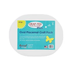 Bosal Craf-Tex Plus Double-Sided Fusible Interfacing Oval Placemats