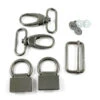 The Double Flip Shoulder Bag Hardware Kit - Gunmetal -Clover Store c6f75a90 47d1 3b2e a00c e614aa43e910