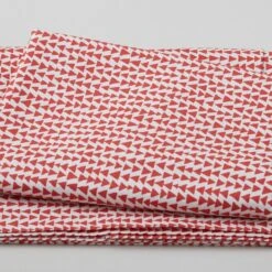 Breezeway Favorites - Mini Triangles Stripe Medium Red 2 Yd Cut
