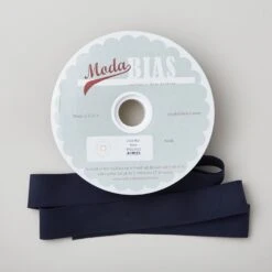 Bella Solid Bias Binding 20 Yard Spool - Navy