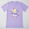 Oh Scrappy Day Dark Lavender T-shirt - L -Clover Store cadba329 3c5d 319a 8cc6 2e0ceafe997b