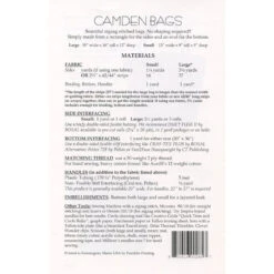 Camden Bags Pattern Plus Handles Kit -Clover Store camden bags pattern plus handles kit at285hhk aunties two aunties two 2685cd
