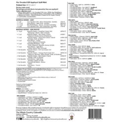 Our Greatest Gift Appliqué Quilt Pattern -Clover Store cdc24552 a066 30c2 bc0d 53f644269c72