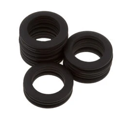 Curtain Grommets - Large Matte Black