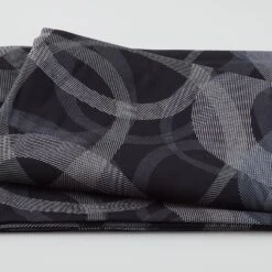 Transparancies - Overlapping Circles Black 108" Wide 3 Yard Cut