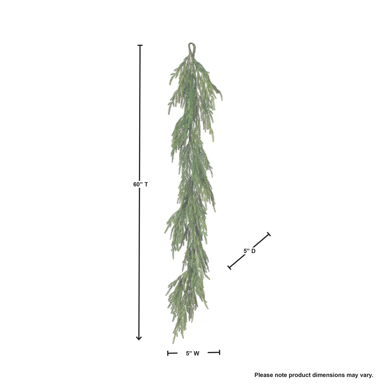 Natural Touch Norfolk Pine Garland - 60" 4 Natural Touch Norfolk Pine Garland - 60" - Image 2