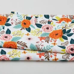 Digital Designs - Large Roses White 2 Yard Cut