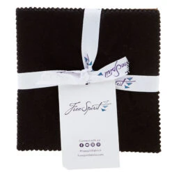 Designer Essential Solids Black Charm Pack