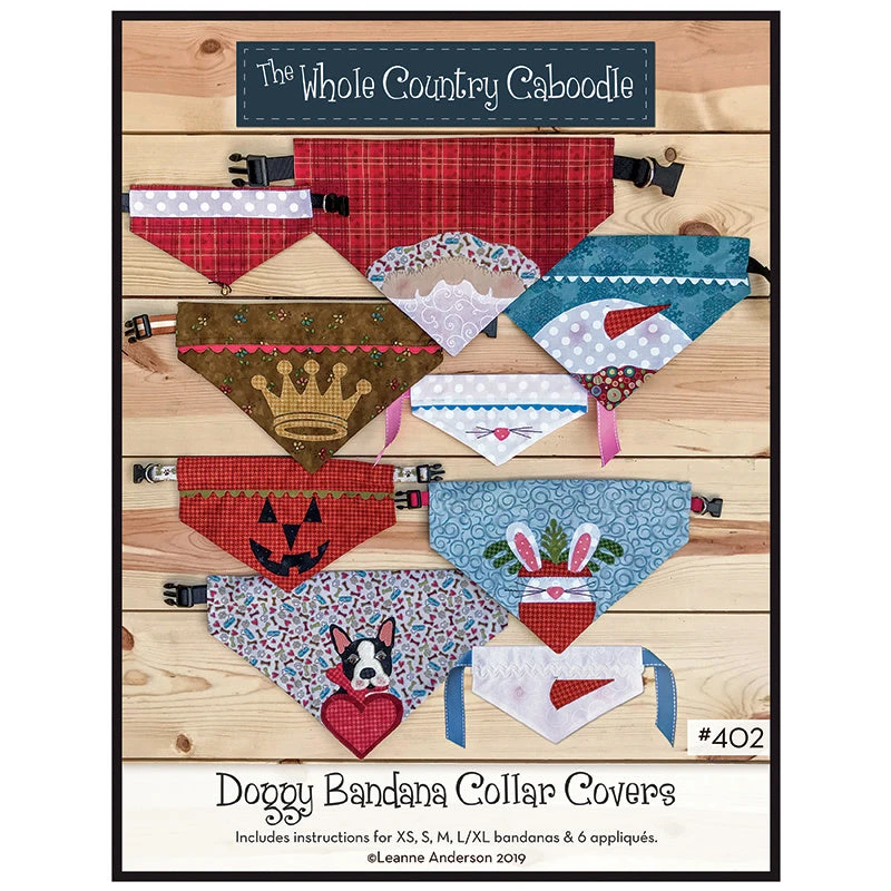 Doggy Bandanas Collar Covers Pattern