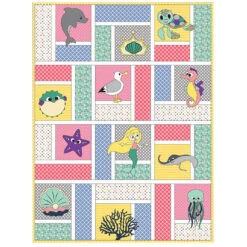 Digital Download - Mermaid Marina Quilt Pattern -Clover Store e496f75b e03f 3b98 926a 2f1ce9c50c91