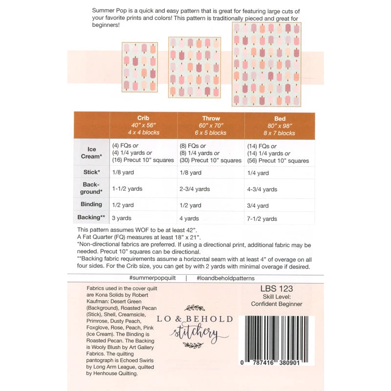 Summer Pop Quilt Pattern 4 Summer Pop Quilt Pattern - Image 2