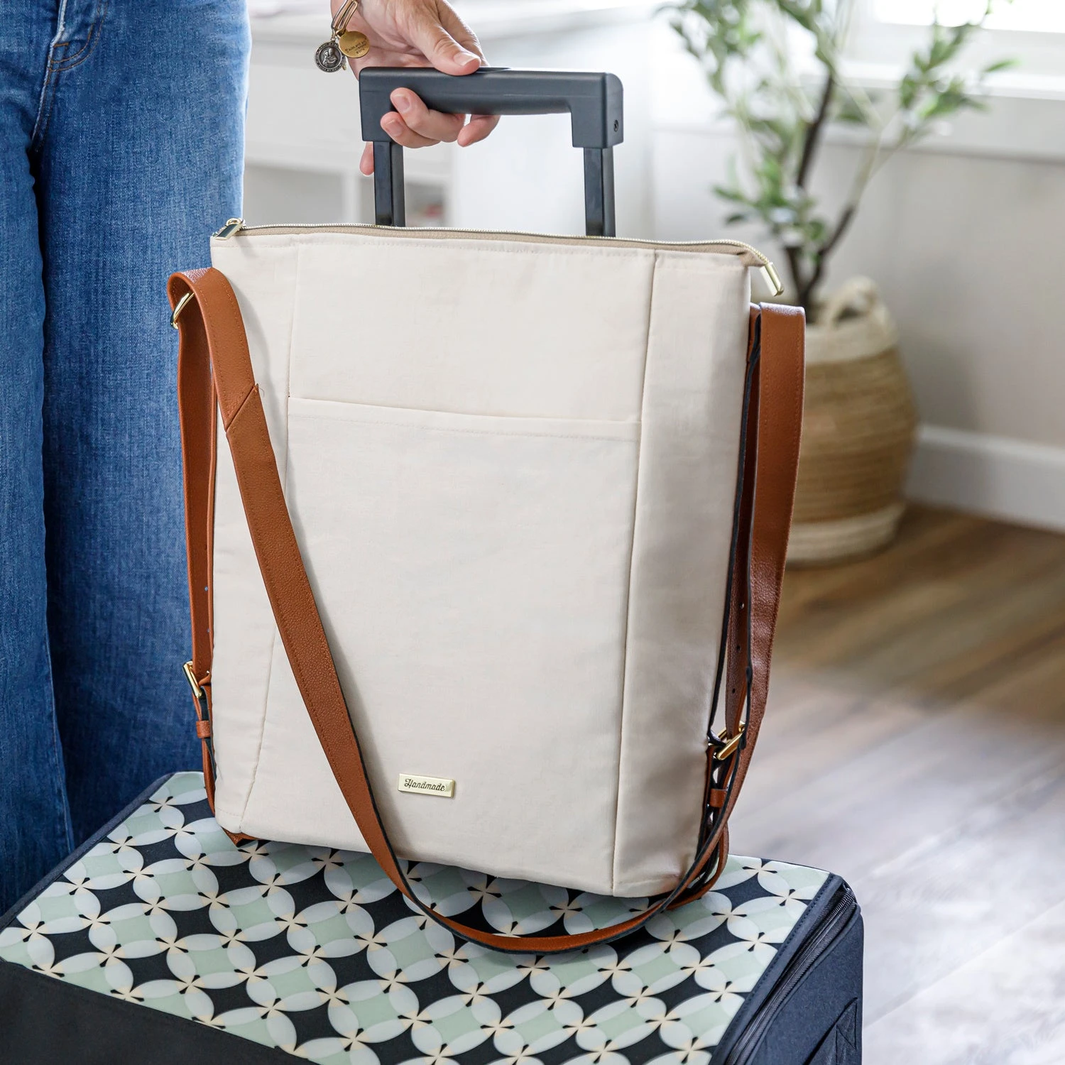 Misty Backpack Shoulder Bag Kit - Black Pebble Faux Leather 9 Misty Backpack Shoulder Bag Kit - Black Pebble Faux Leather - Image 7