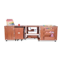 Aussie II Sewing Cabinet - Teak