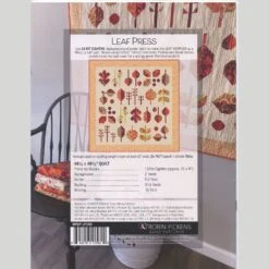 Leaf Press Quilt Pattern -Clover Store f1e3b6a3 1555 3753 b78b fe2e6272e1fc