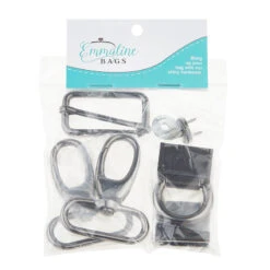 The Double Flip Shoulder Bag Hardware Kit - Gunmetal -Clover Store f382debc b79e 3b37 ad9f d2af7a12cc22