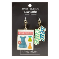 Sew Cute Zipper Pulls - Pattern And Sew Cute -Clover Store f444baa6 afd6 3218 be4c b6bb035dd696