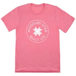 Missouri Star Circle Logo T-shirt - Heather Charity Pink S