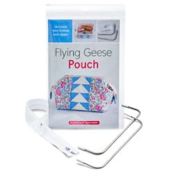 Flying Geese Pouch Kit -Clover Store flying geese pouch kit zw2576 zakka workshop zakka workshop 80367c