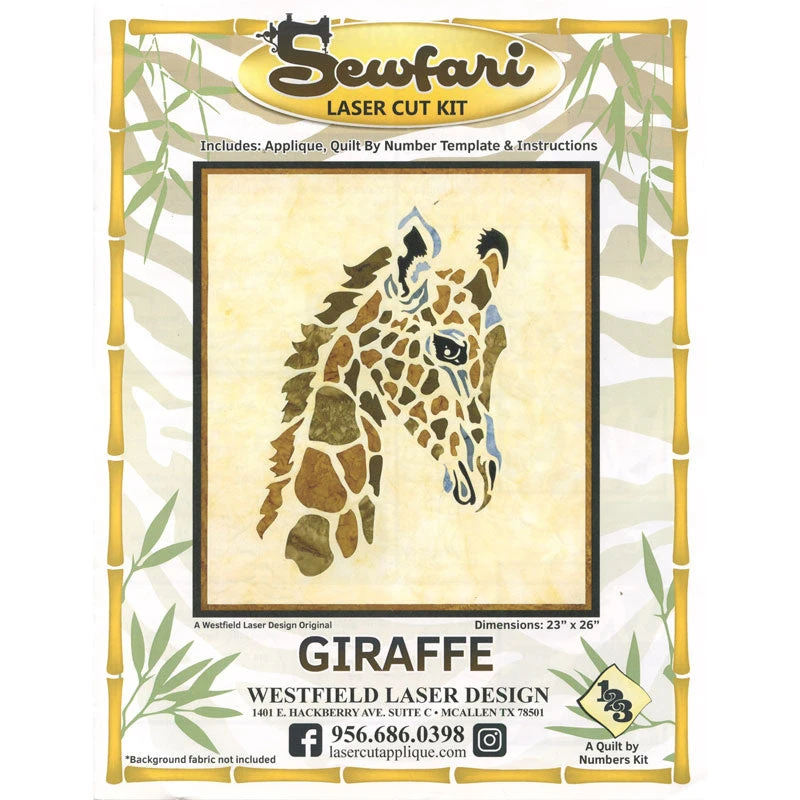 Giraffe SewFari Laser Cut Kit 5 Giraffe SewFari Laser Cut Kit - Image 3