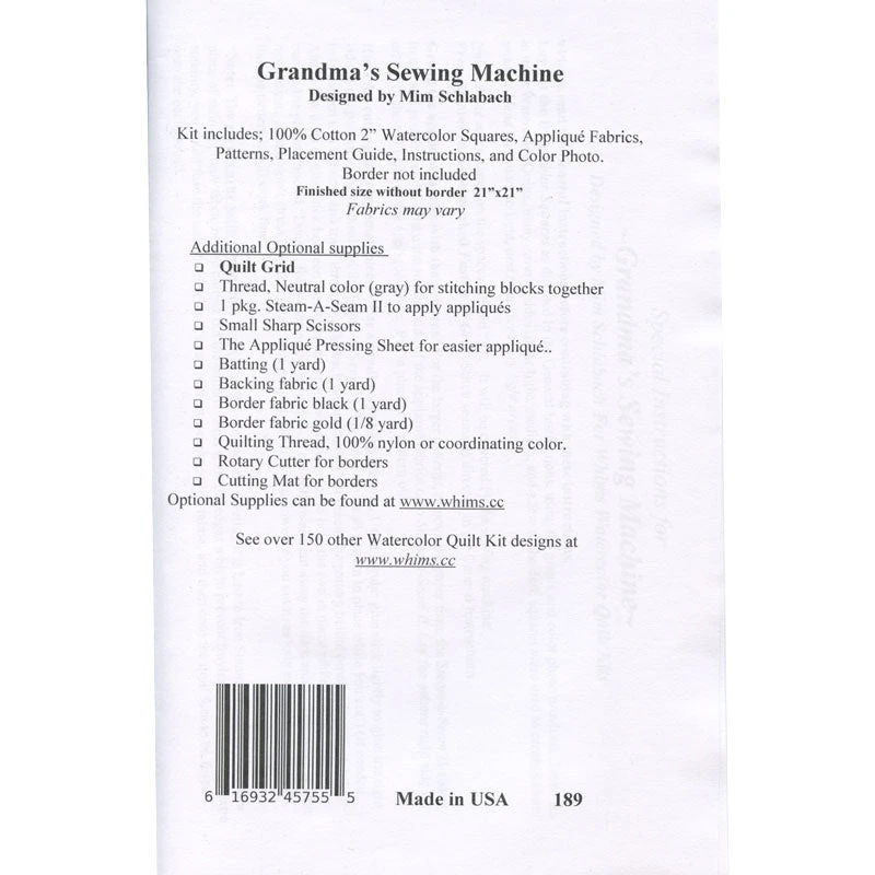 Grandma's Sewing Machine Watercolor Kit 6 Grandma's Sewing Machine Watercolor Kit - Image 4