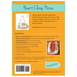 Heart Clasp Purse Kit -Clover Store heart clasp purse kit zw2194 zakka workshop zakka workshop 157d47