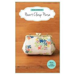 Heart Clasp Purse Kit -Clover Store heart clasp purse kit zw2194 zakka workshop zakka workshop 15d378