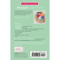 Hexagon Clasp Purse Kit -Clover Store hexagon clasp purse kit zw2620 zakka workshop zakka workshop 036dc0