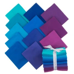 Kona Cotton - Peacock Palette Fat Quarter Bundle