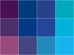 Kona Cotton - Peacock Palette Fat Quarter Bundle -Clover Store kona cotton peacock palette fat quarter bundle fq 1369 12 robert kaufman robert kaufman fabrics 1620e4