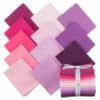 Kona Cotton - Wildberry Palette Fat Quarter Bundle -Clover Store kona cotton wildberry palette fat quarter bundle fq 1377 12 robert kaufman robert kaufman fabrics 326773