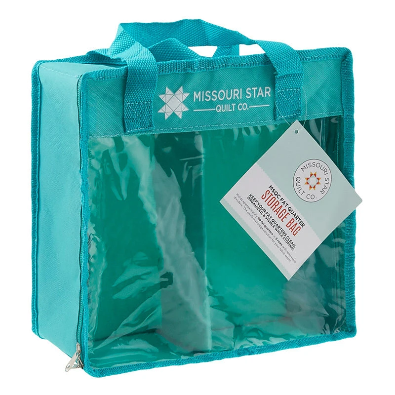 Missouri Star Precut Storage Bag - Small Bold Aqua 4 Missouri Star Precut Storage Bag - Small Bold Aqua - Image 2