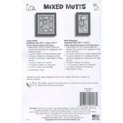 Mixed Mutts Pattern -Clover Store mixed mutts pattern classic mix mutts lunch box quilts angie stevenson 370228