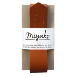 Miyako 19.5" Bag Handle - Brown -Clover Store miyako bag handle brown myam04 miyako 251db9