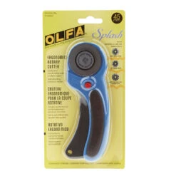 Olfa Splash 45mm Ergonomic Rotary Cutter Pacific Blue -Clover Store olfa splash 45mm ergonomic rotary cutter pacific blue rty2dxpbl olfa olfa 41a66b cd2a088d 354f 4e62 a709 01e8fe00ab55