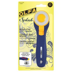 Olfa Splash 45mm Rotary Cutter Navy -Clover Store olfa splash 45mm rotary cutter navy rty2cnbl olfa olfa 4044bb