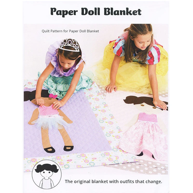 Paper Doll Blanket Pattern - Girl 3 Paper Doll Blanket Pattern - Girl