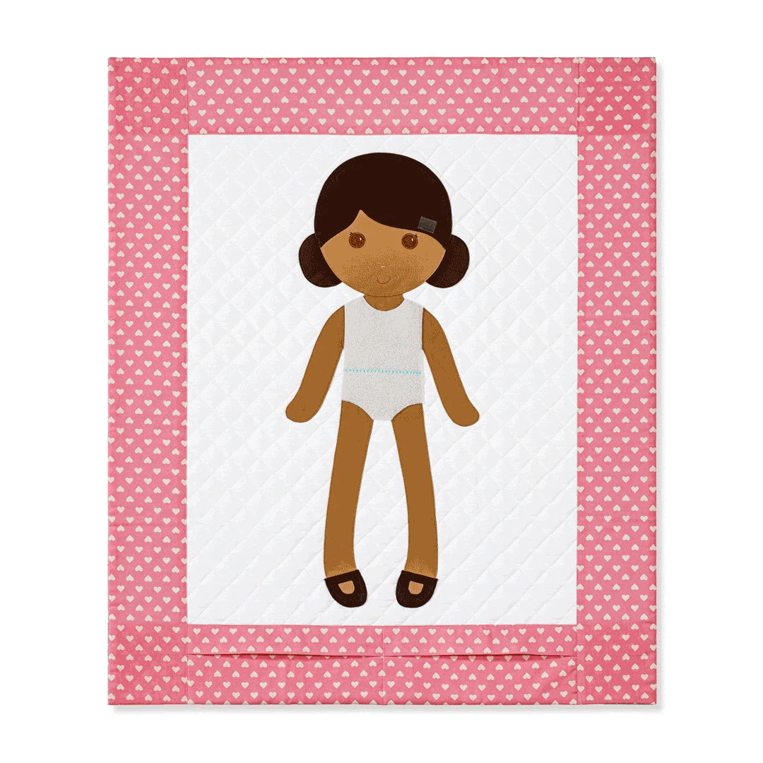 Paper Doll Blanket Pattern - Girl 6 Paper Doll Blanket Pattern - Girl - Image 4