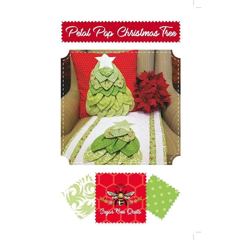 Petal Pop Christmas Tree Pattern 3 Petal Pop Christmas Tree Pattern