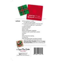 Petal Pop Tree Skirt Pattern 6 Petal Pop Tree Skirt Pattern -Clover Store petal pop tree skirt pattern sbq04 sugar bee quilts 30c478