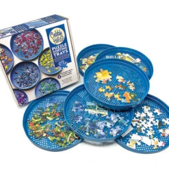 Puzzle Sorting Trays -Clover Store puzzle sorting trays 53702 outset media games 80898c