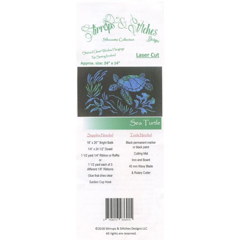 Sea Turtle Laser Cut Kit 5 Sea Turtle Laser Cut Kit - Image 3