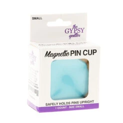 The Gypsy Quilter Magnetic Pin Cup Small - Blue -Clover Store the gypsy quilter magnetic pin cup small blue tgqph006 the gypsy quilter the gypsy quilter 915258