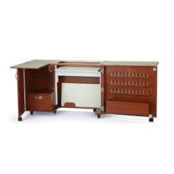 Wallaby II Sewing Cabinet - Teak 12 Wallaby II Sewing Cabinet - Teak -Clover Store wallaby ii sewing cabinet teak k8405 arrow sewing 293ce0