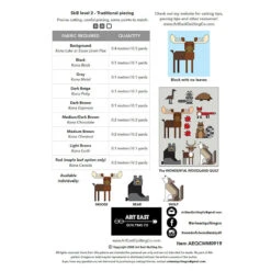 Wonderful Woodland Pattern -Clover Store wonderful woodland pattern aeqcww0920 art east quilting co 0075ef