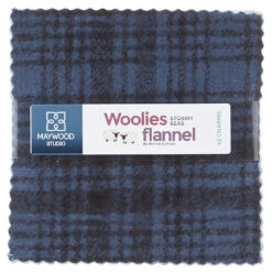 Woolies Flannel Stormy Seas Charm Pack -Clover Store woolies flannel stormy seas charm pack cp maswof sts maywood studio bonnie sullivan 01a972